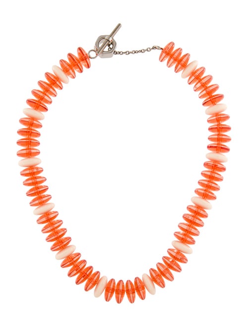 Marni Resin Beaded Collar Necklace