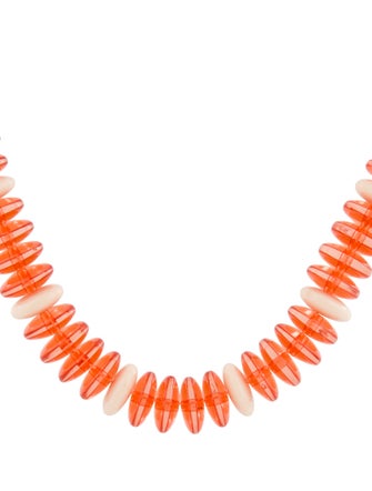 Marni Resin Beaded Collar Necklace