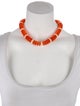 Marni Resin Beaded Collar Necklace
