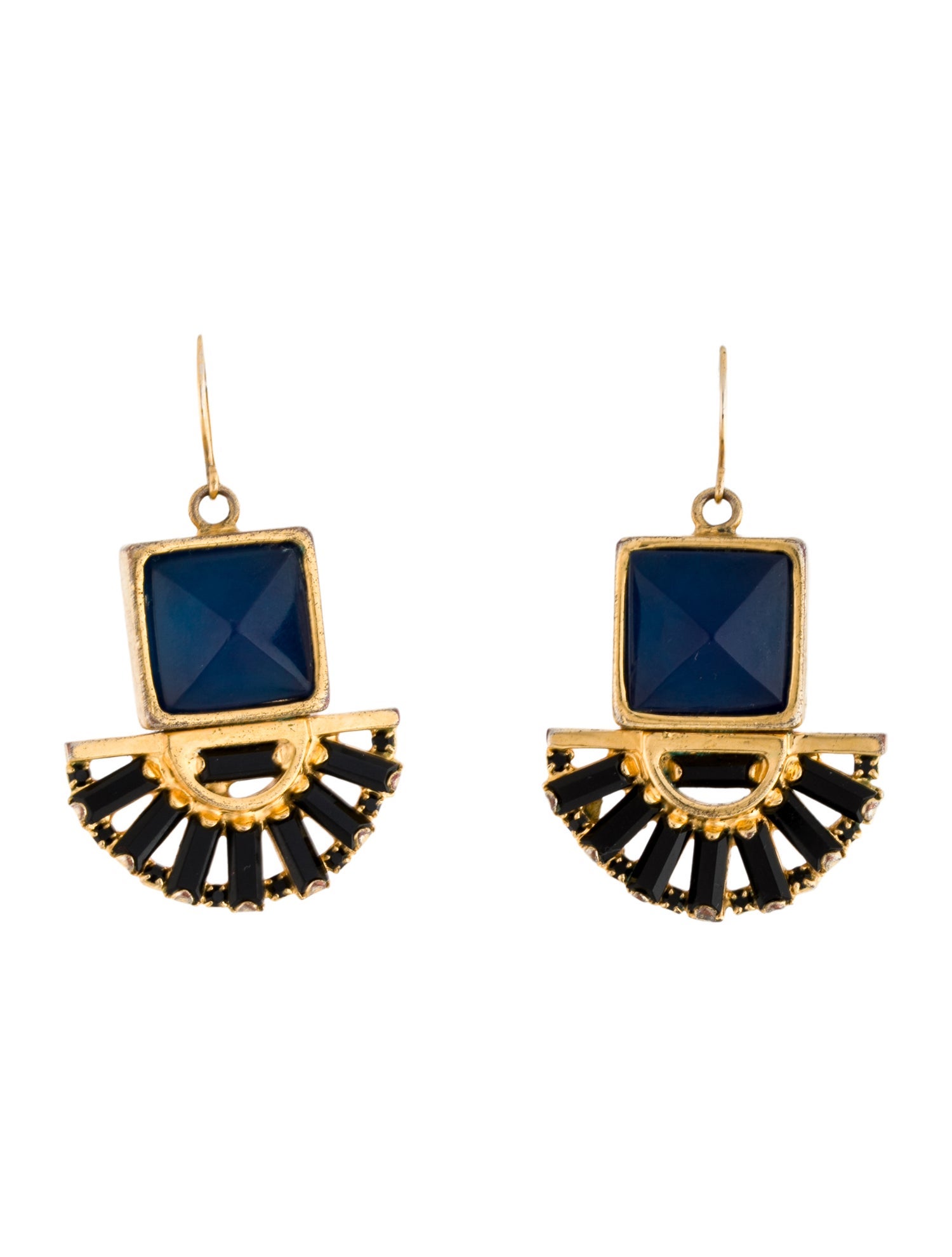 Marni Resin & Crystal Drop Earrings