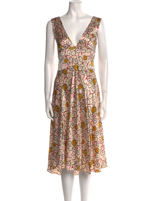 Marni Printed Long Dress