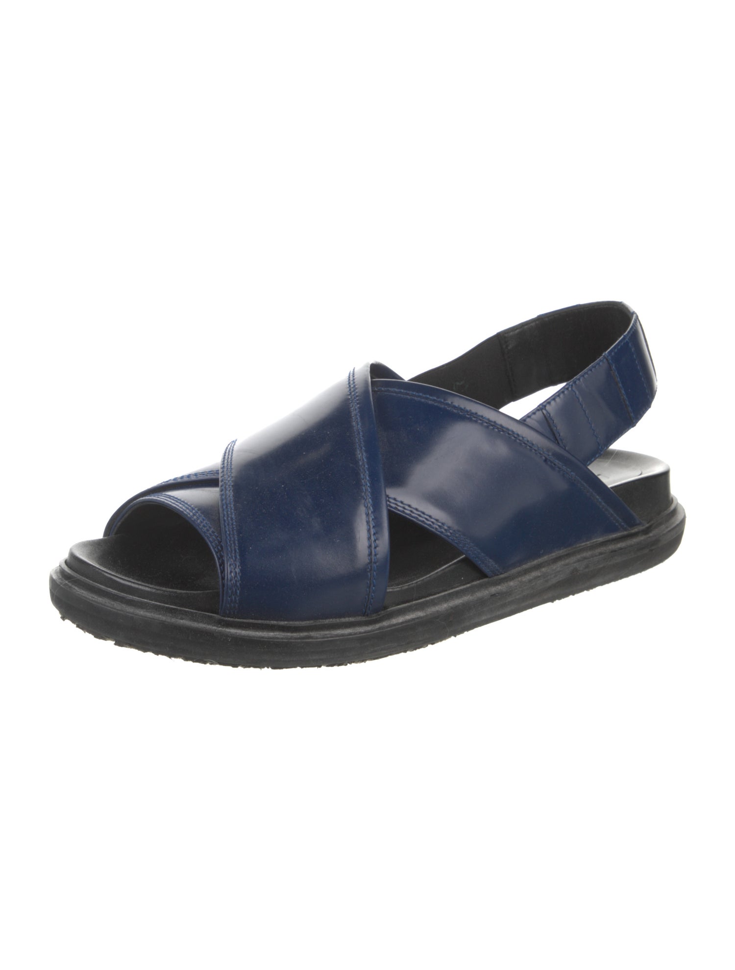 Marni Leather Slingback Sandals