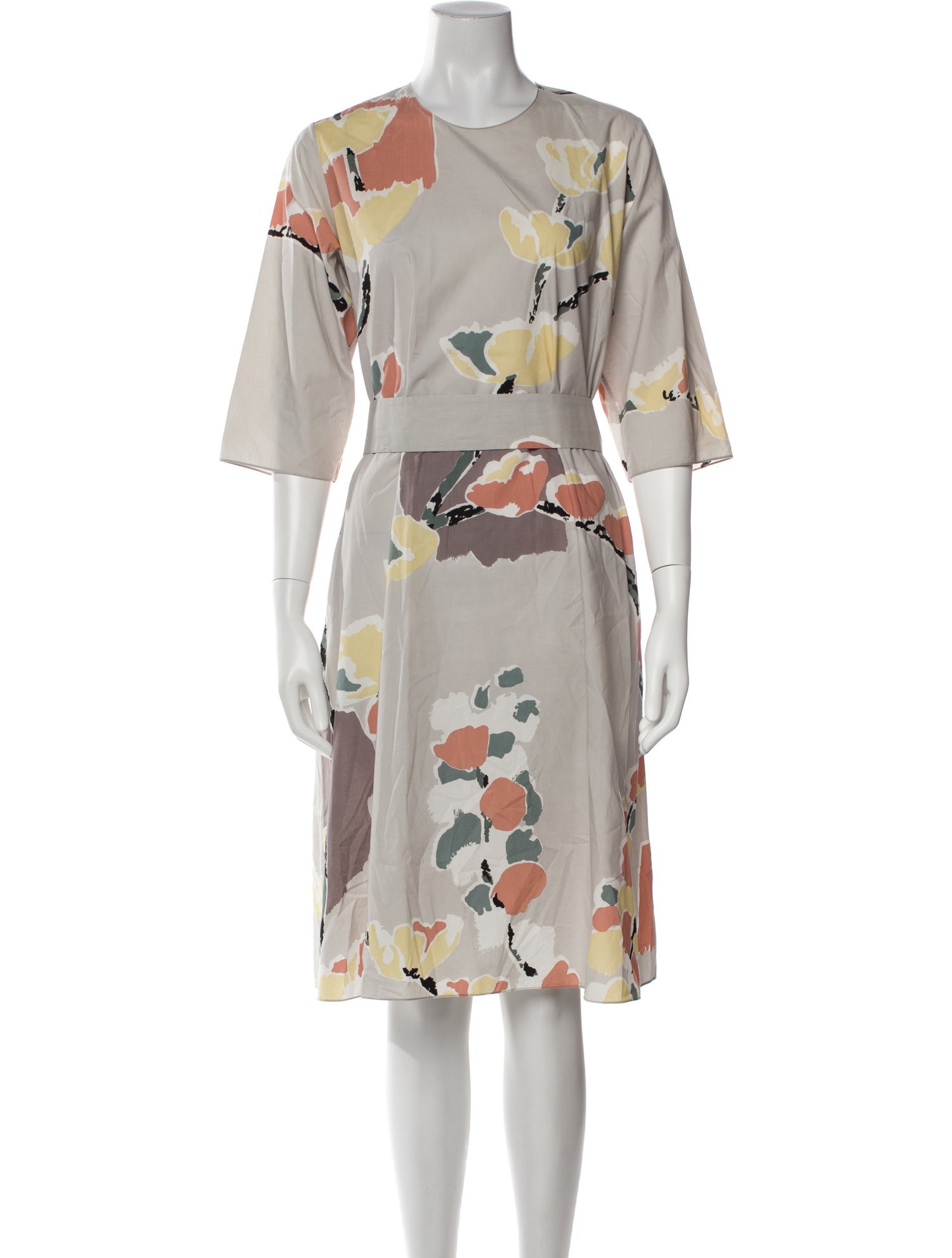 Marni Printed Midi Length Dress