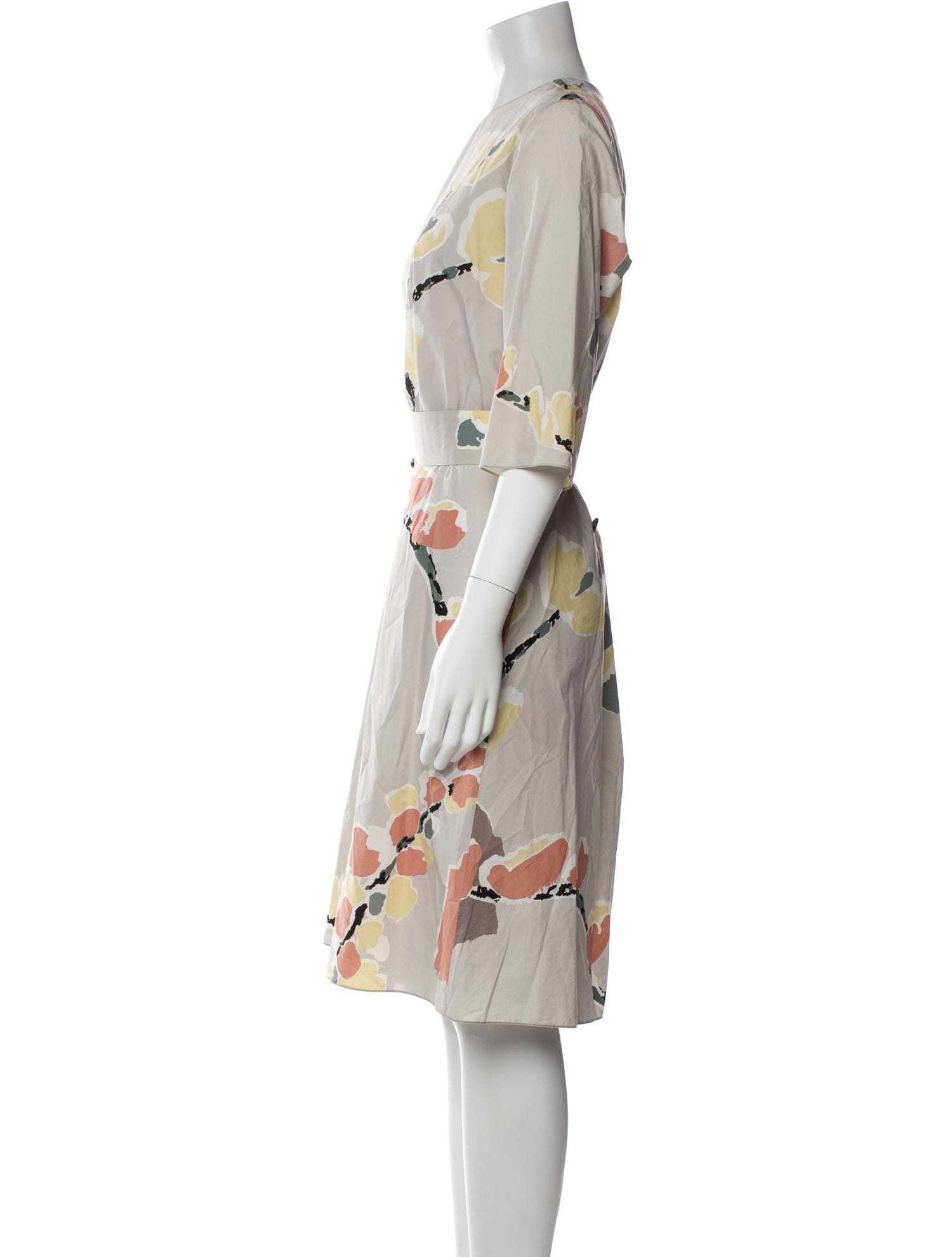 Marni Printed Midi Length Dress
