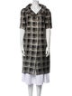 Marni Wool Plaid Print Coat