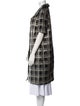 Marni Wool Plaid Print Coat