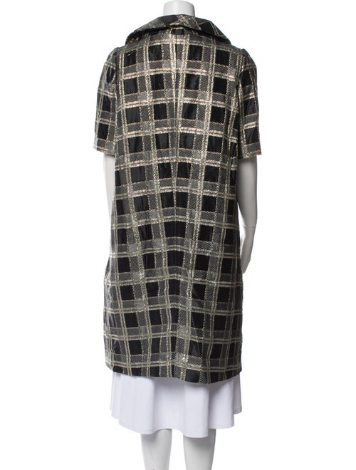 Marni Wool Plaid Print Coat