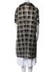 Marni Wool Plaid Print Coat
