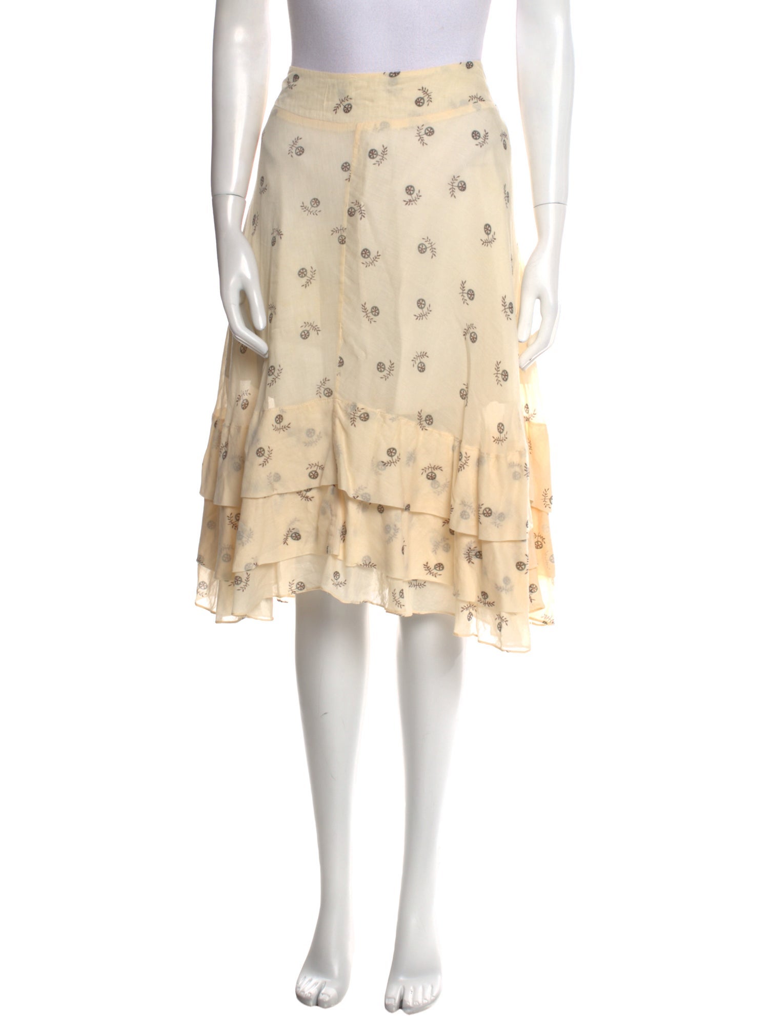 Marni Printed Knee-Length Skirt