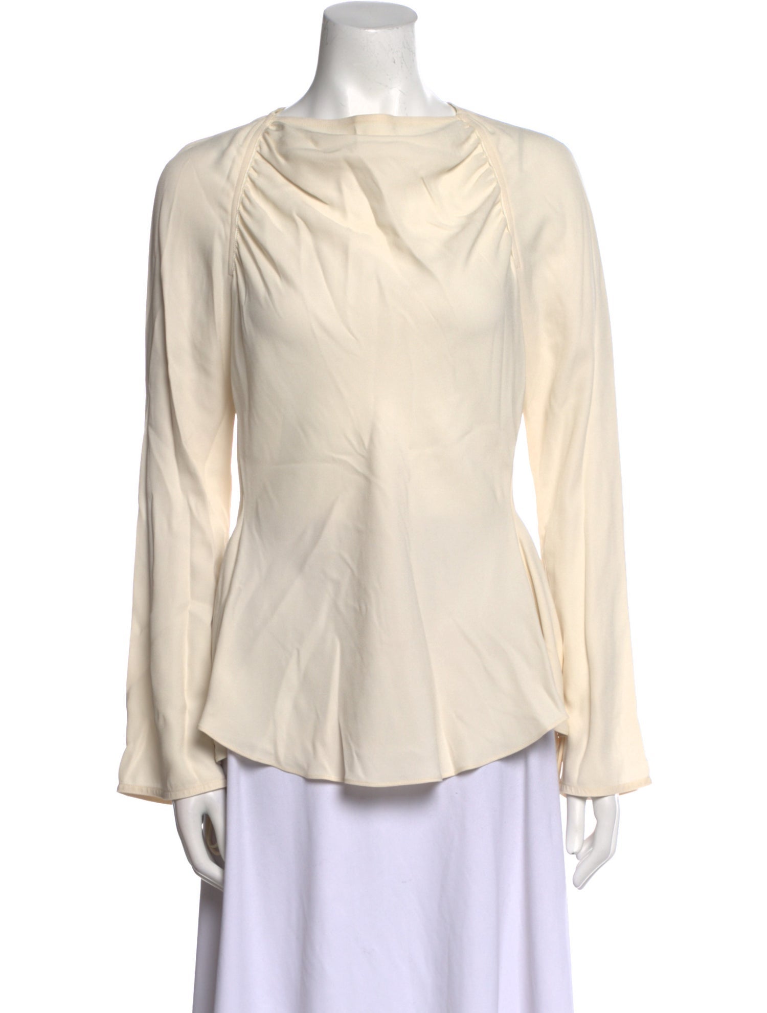 Marni Cowl Neck Long Sleeve Blouse