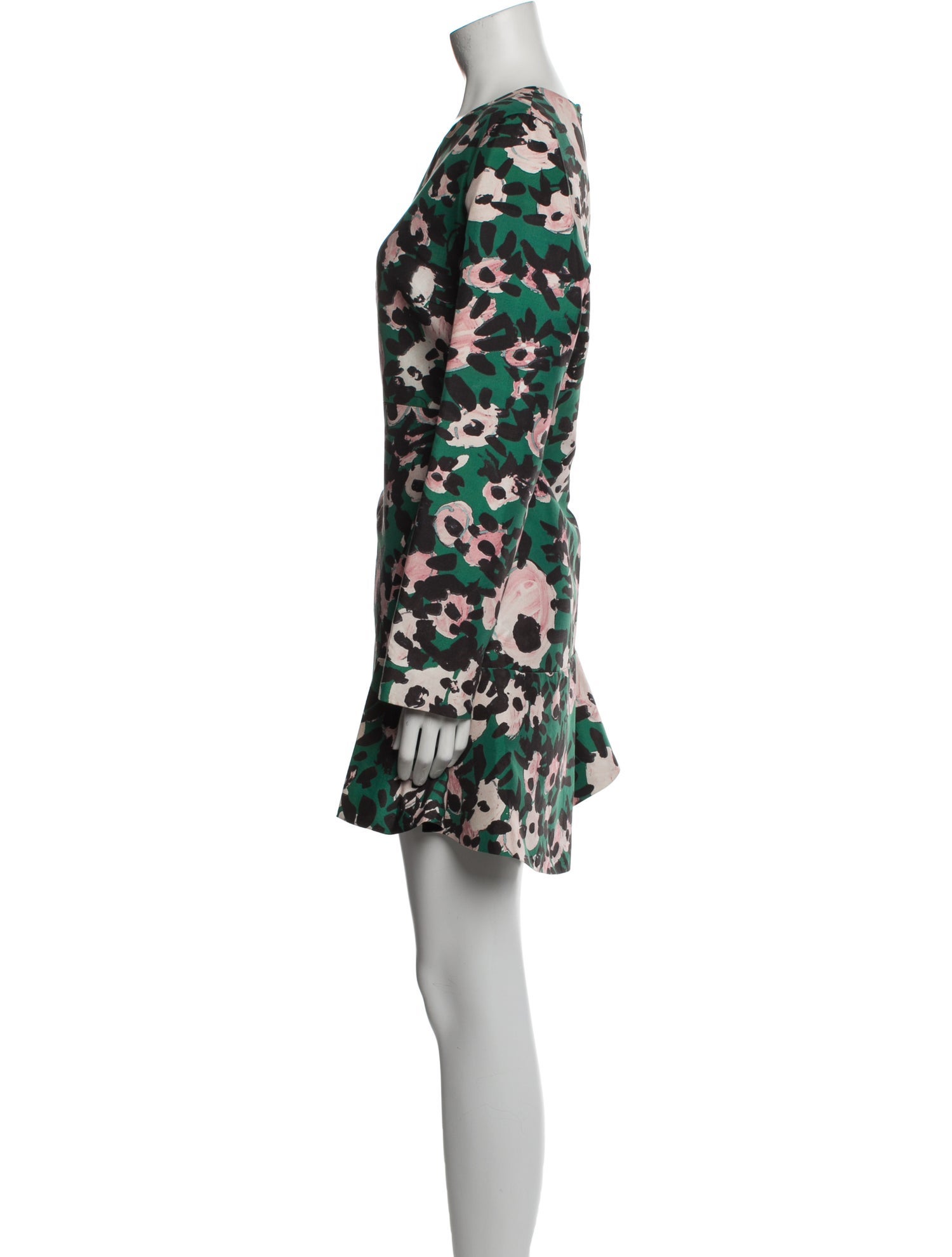 Marni Floral Print Mini Dress