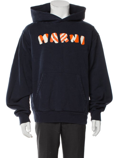 Marni Graphic Print Crew Neck Hoodie