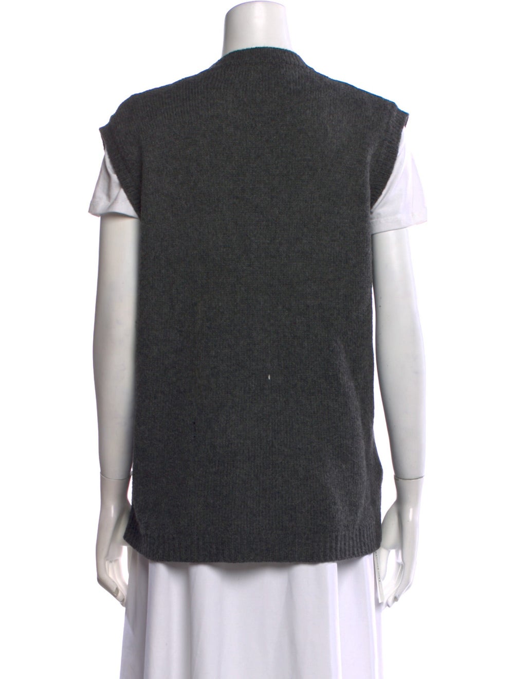 Marni Pullover Grey Colorblock Pattern Short Slee… - image 3