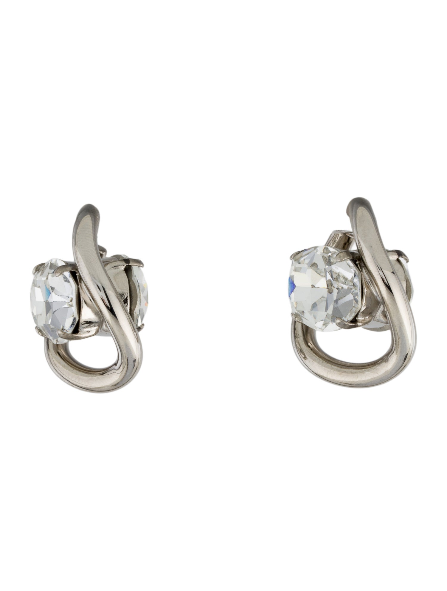 Marni Crystal Hoop Earrings