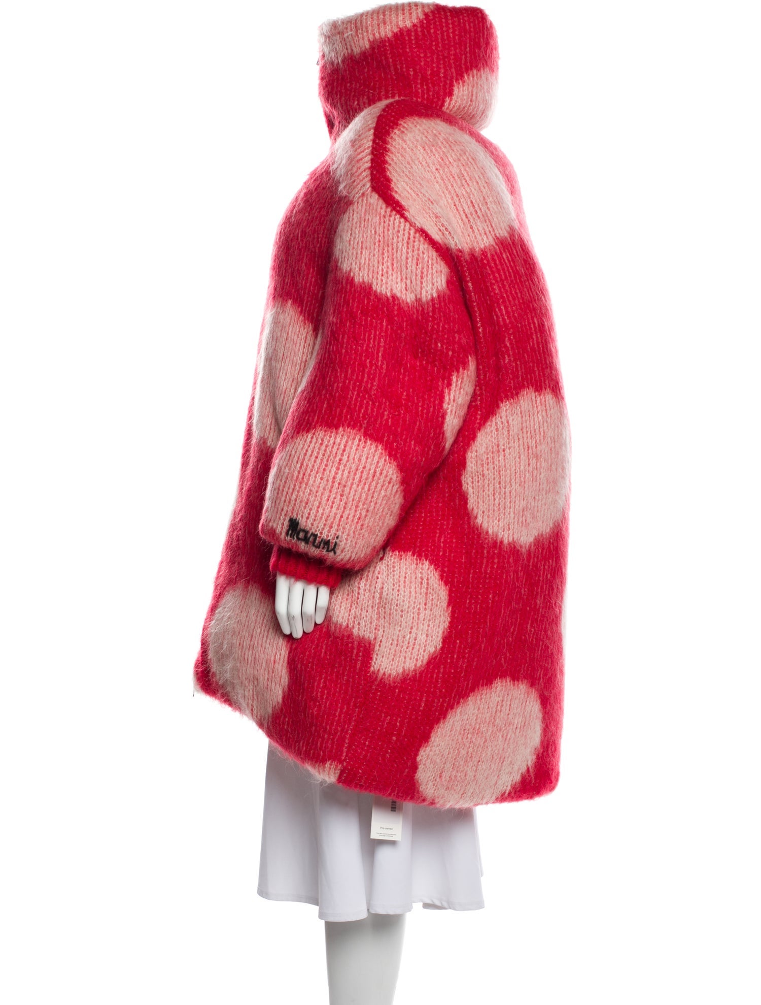 Marni Polka Dot Print Down Coat