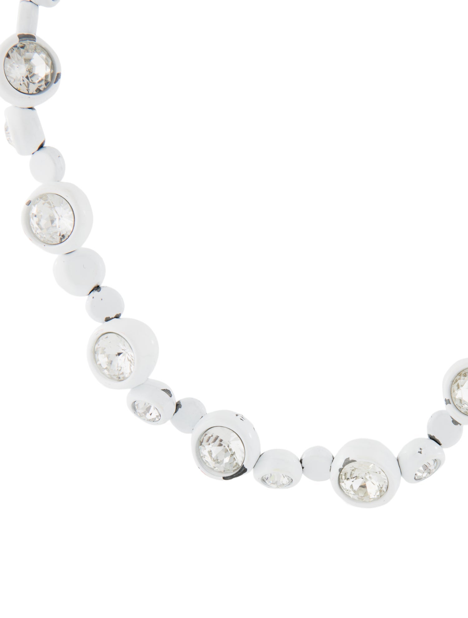 Marni Crystal & Ceramic Collar Necklace