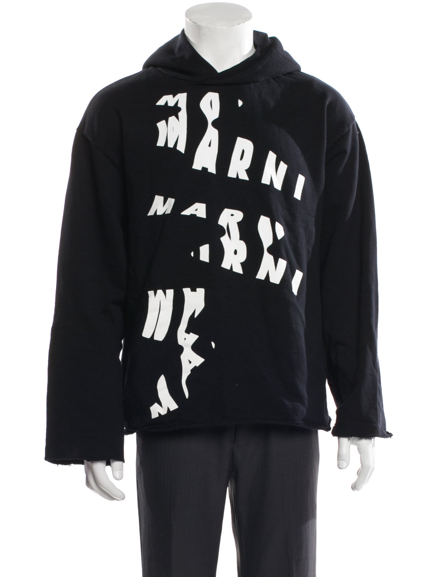 Marni Graphic Print Crew Neck Hoodie