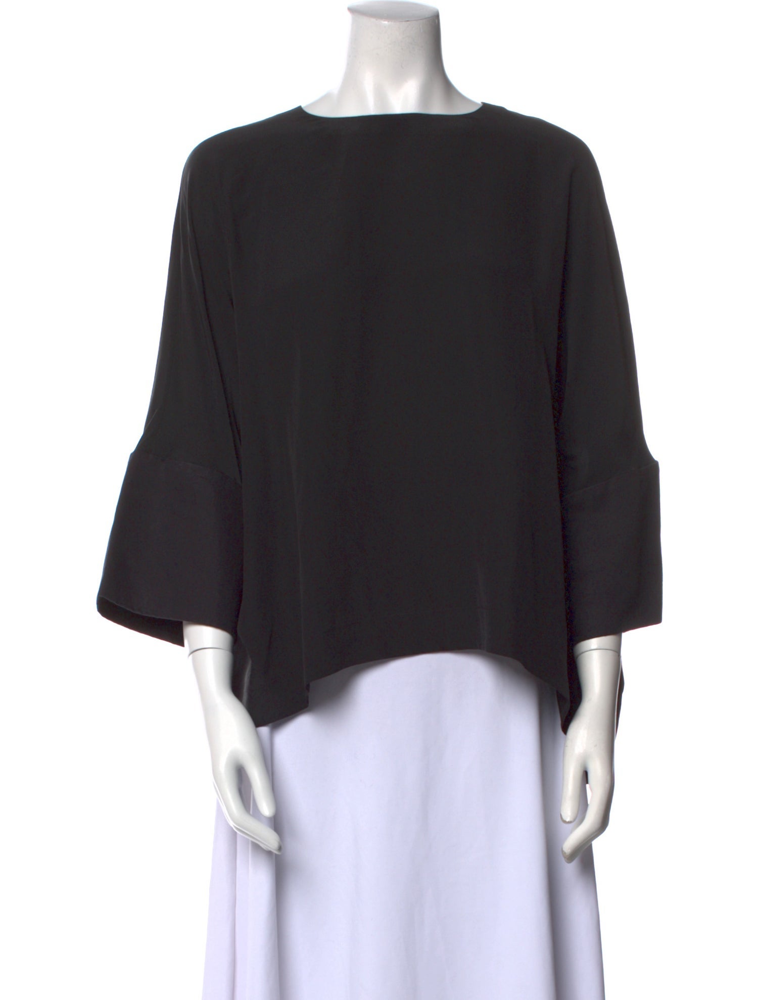 Marni Silk Bateau Neckline Blouse