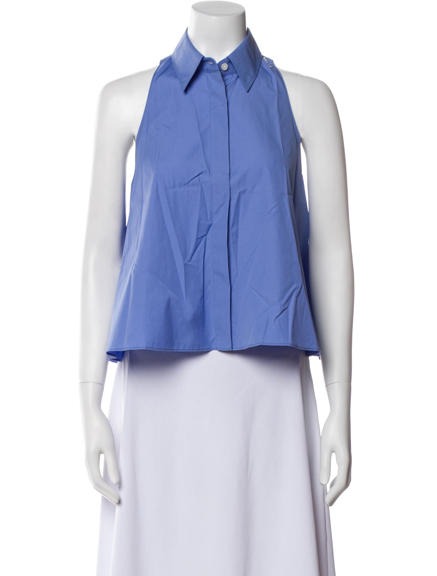 Marni Halterneck Sleeveless Crop Top