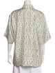 Marni Silk Printed Button-Up Top