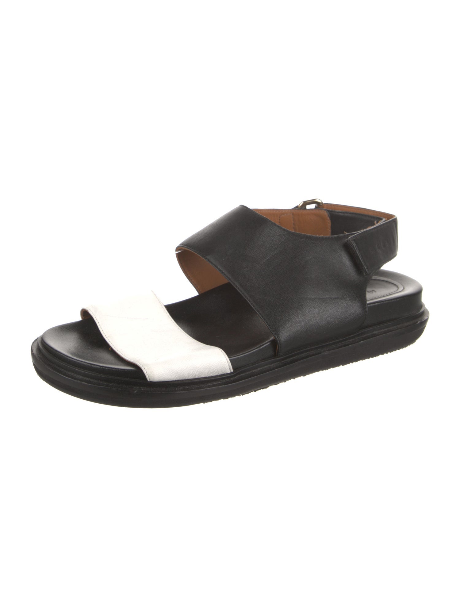 Marni Leather Slingback Sandals