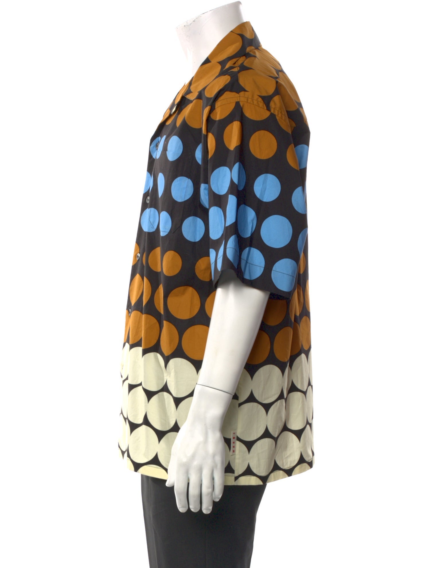 Marni Polka Dot Print Short Sleeve Shirt