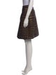 Marni Houndstooth Print Knee-Length Skirt