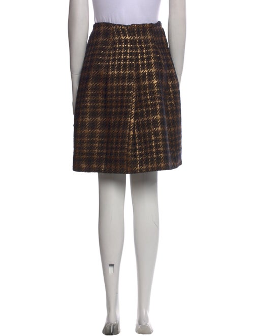 Marni Houndstooth Print Knee-Length Skirt