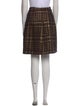 Marni Houndstooth Print Knee-Length Skirt