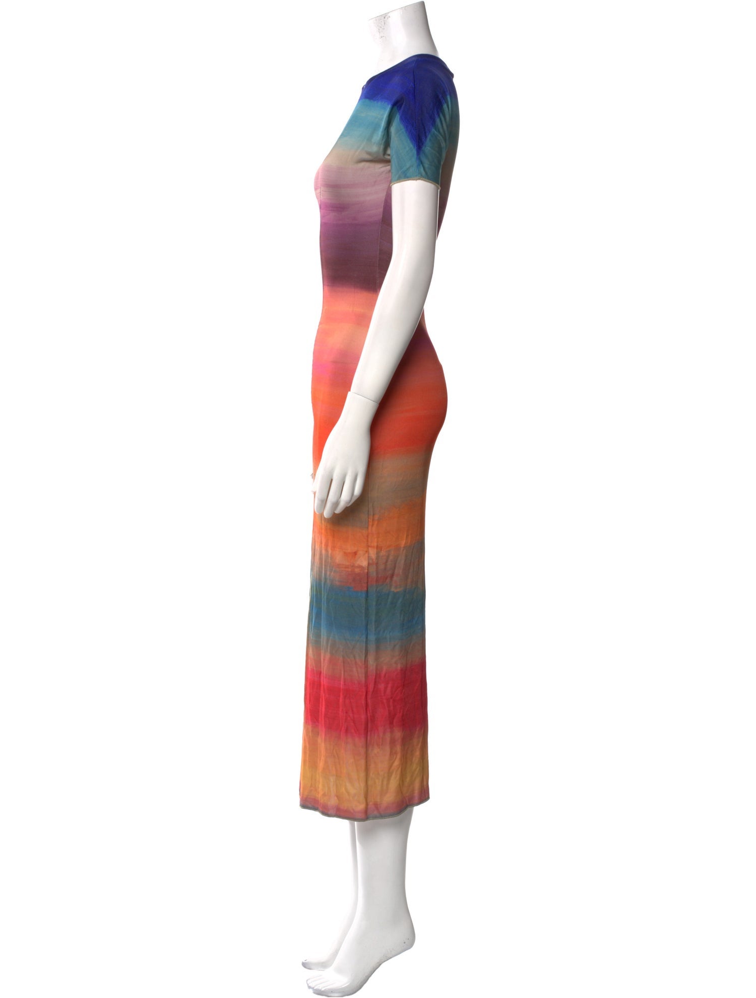 Marni Tie-Dye Print Long Dress