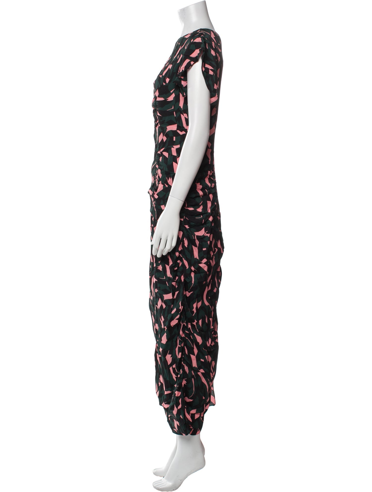 Marni Printed Midi Length Dress