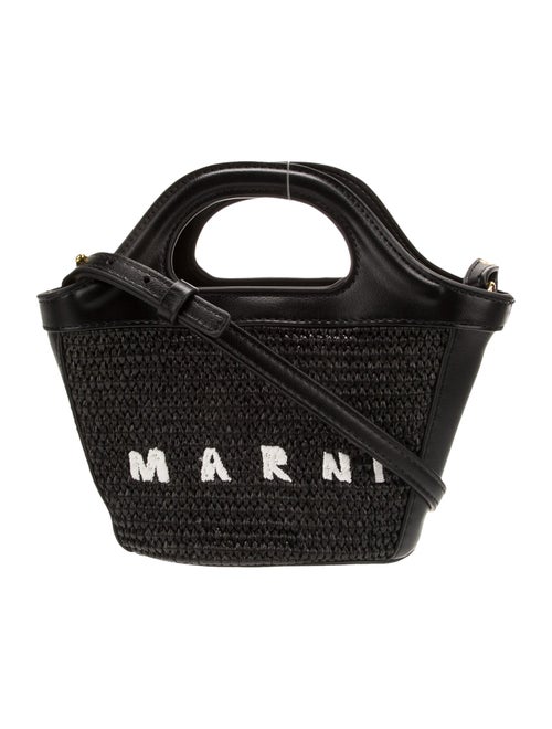 Marni Straw Top Handle Bag