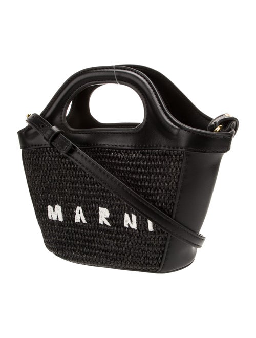 Marni Straw Top Handle Bag