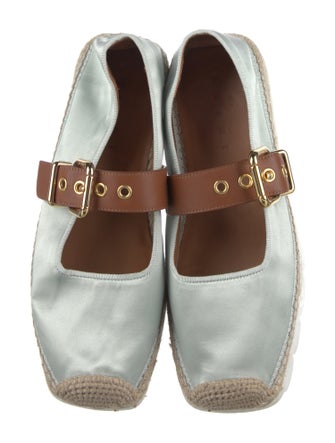 Marni Satin Grosgrain Trim Espadrille Sneakers