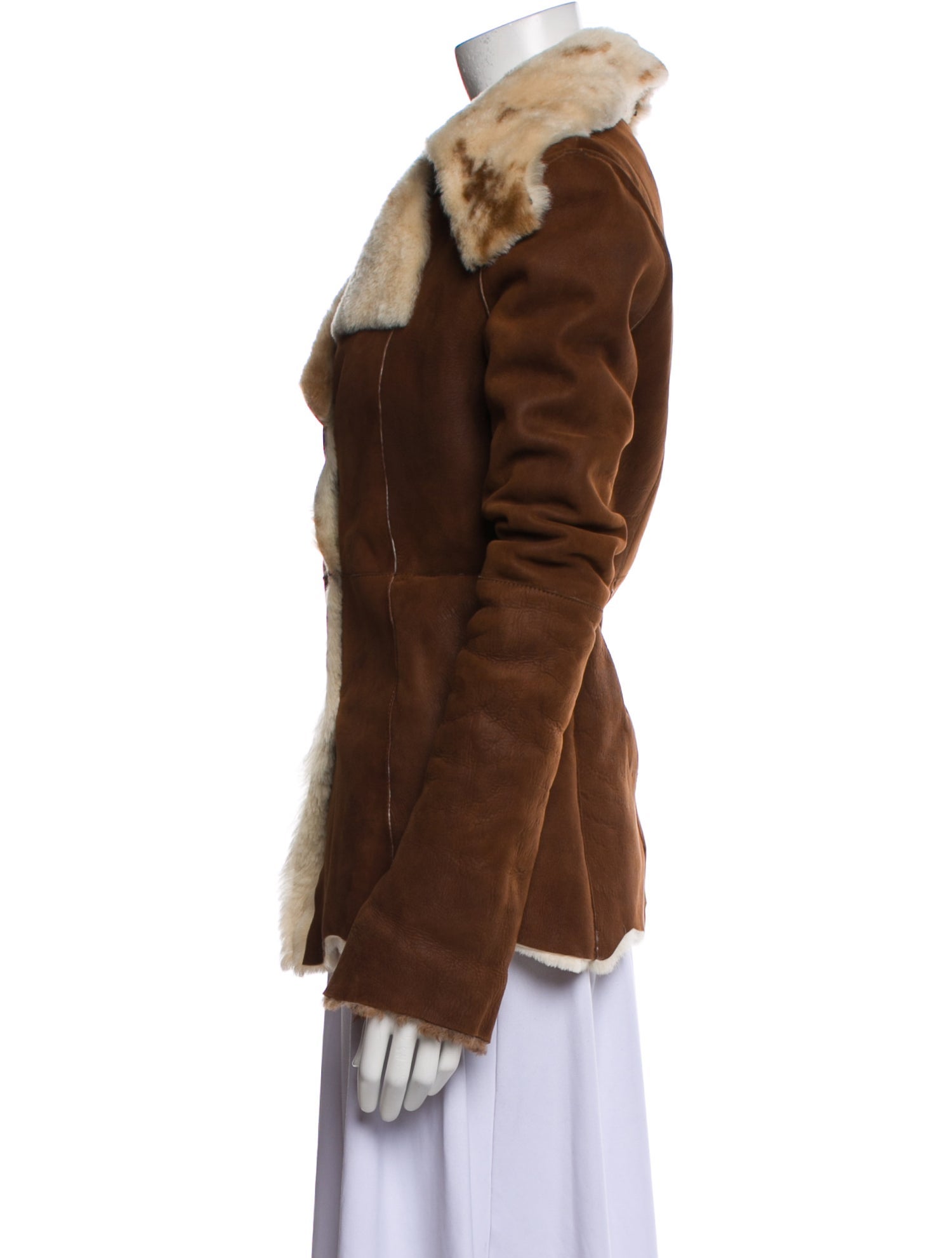 Marni Leather Faux Fur Jacket