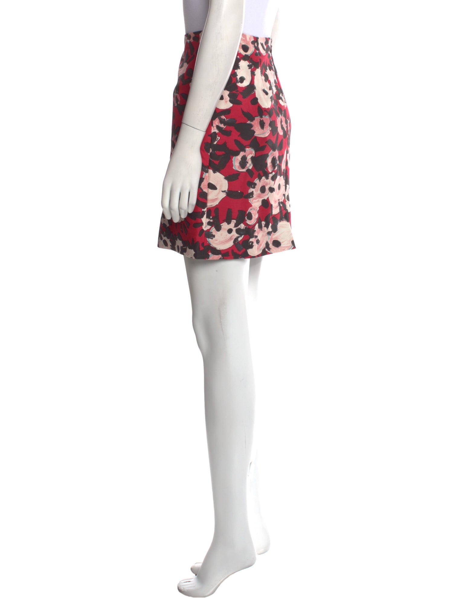 Marni Floral Print Knee-Length Skirt