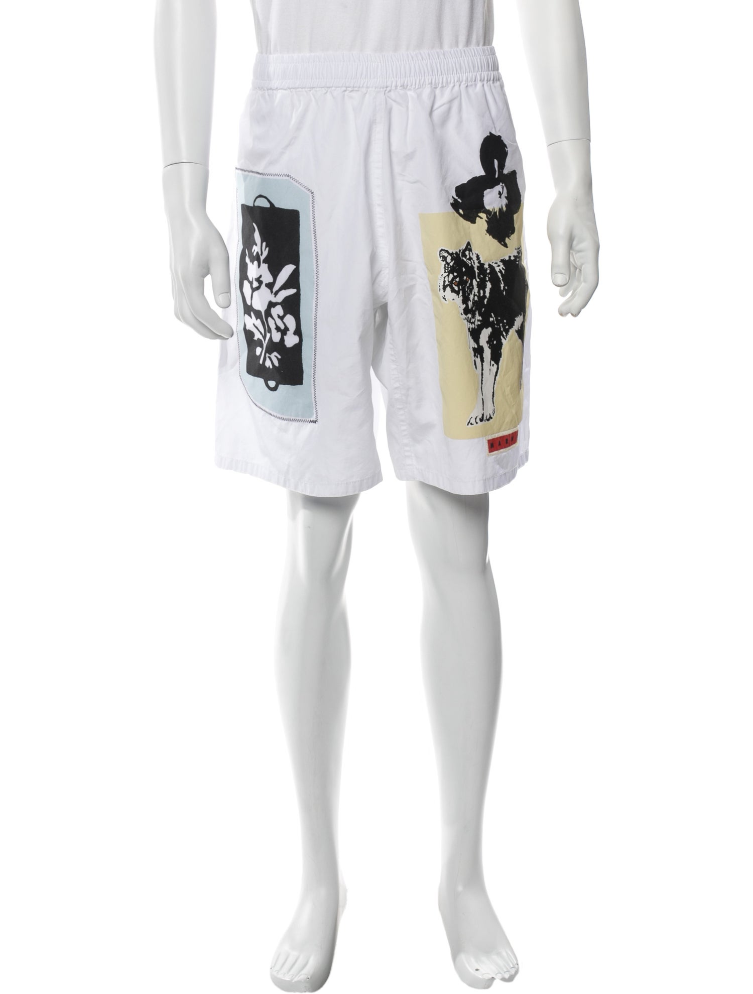 Marni Graphic Print Jogger Shorts w/ Tags