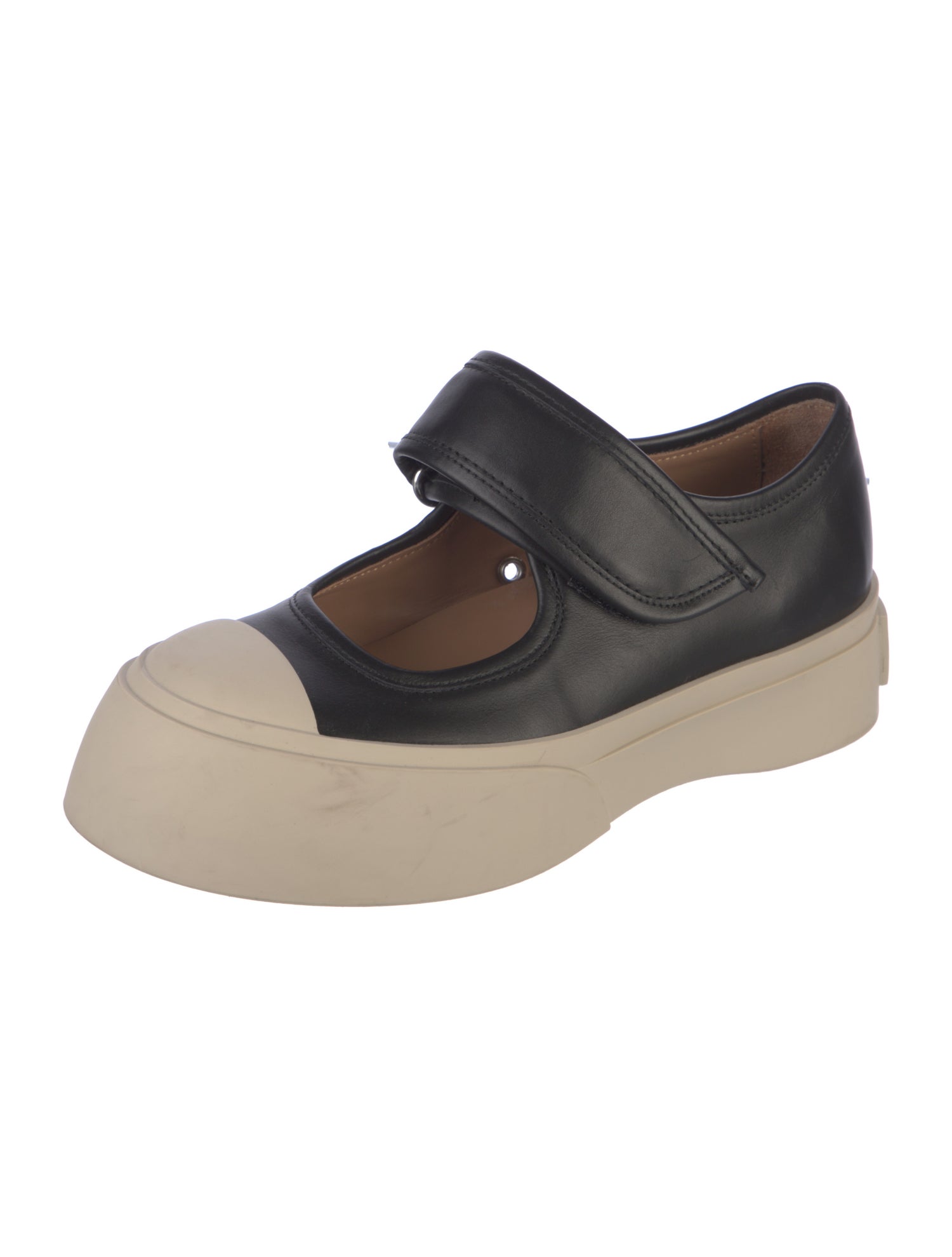 Marni Leather Mary Jane Flats