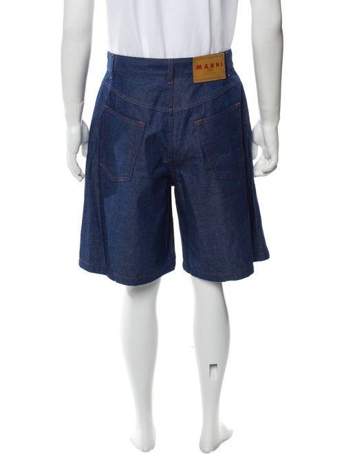 Marni Printed Flat Front Shorts