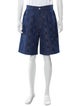 Marni Printed Flat Front Shorts