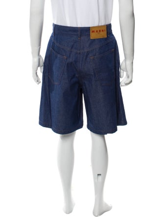 Marni Printed Flat Front Shorts