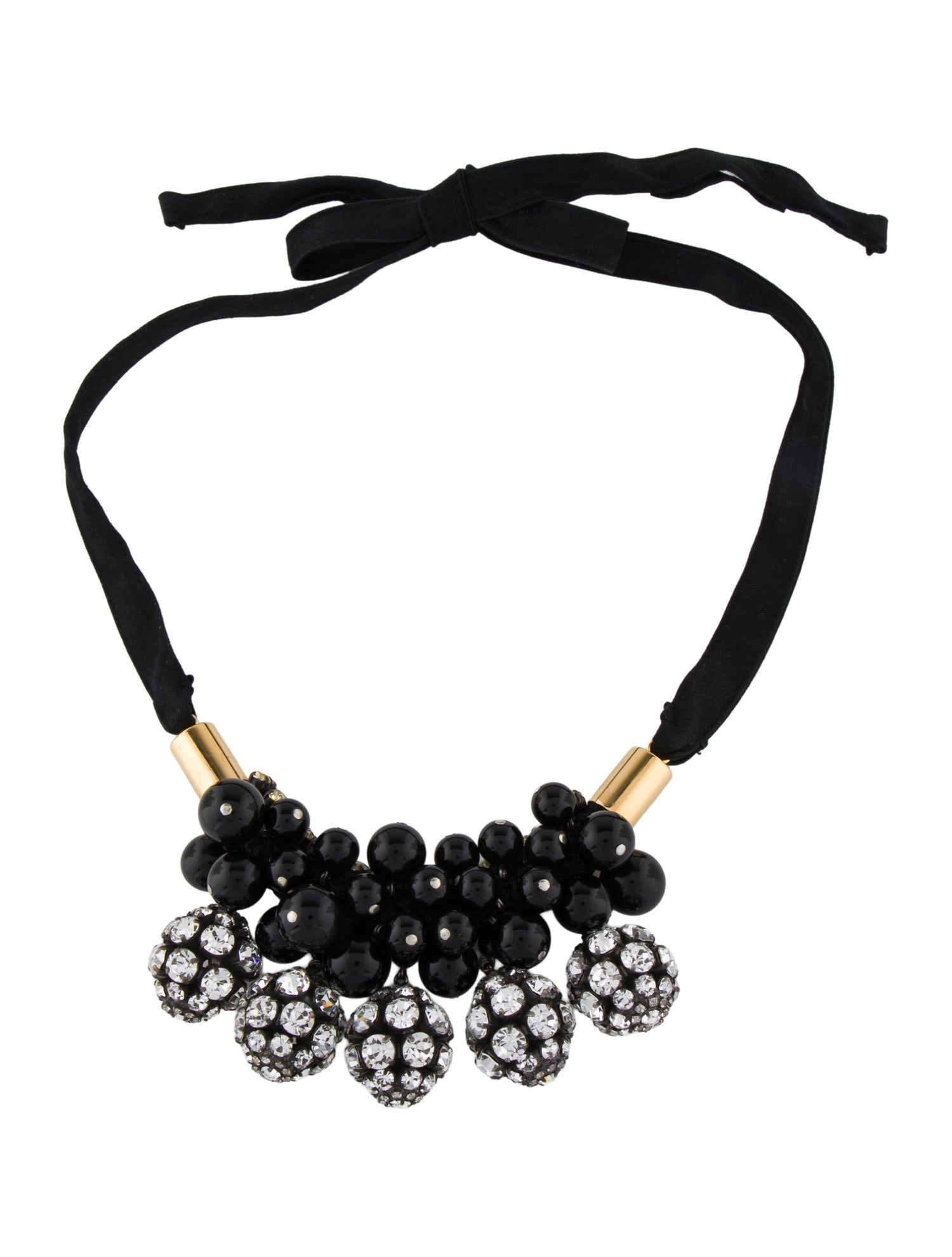 Marni Crystal & Bead Collar Necklace
