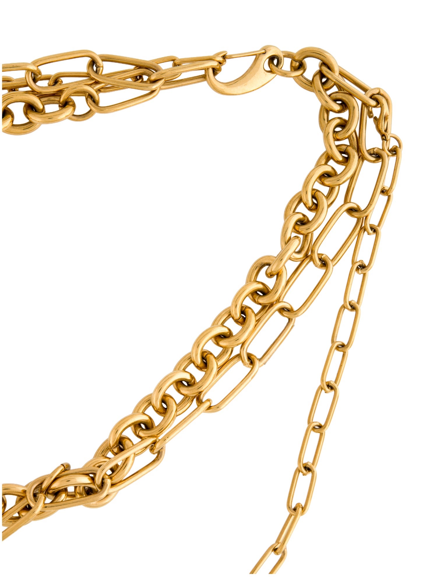 Marni Metal Chain-Link Accents Waist Belt
