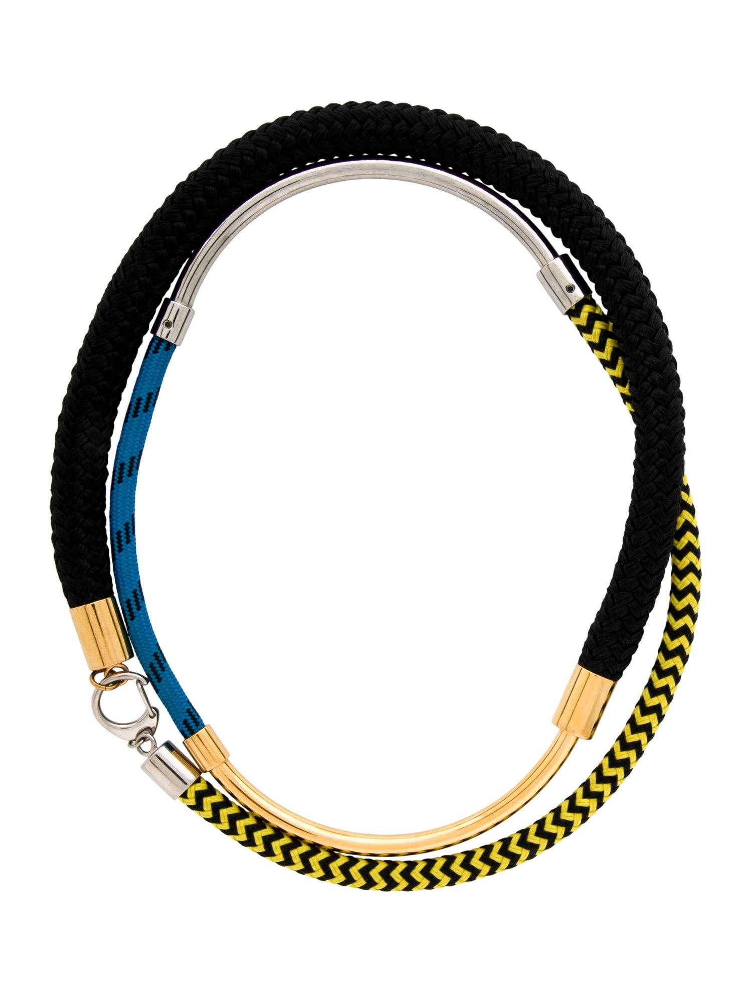 Marni Two-Tone Cord Collar Necklace