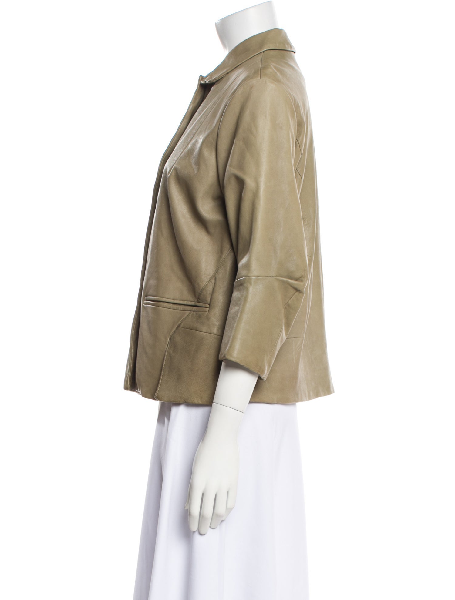Marni Lamb Leather Utility Jacket