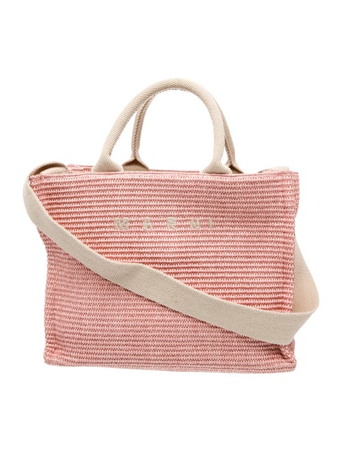 Marni Raffia Top Handle Bag