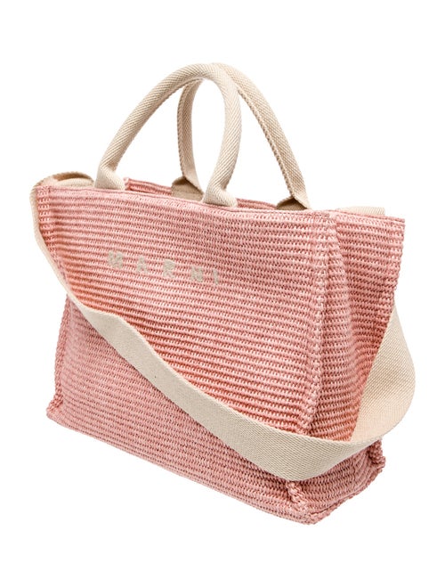 Marni Raffia Top Handle Bag