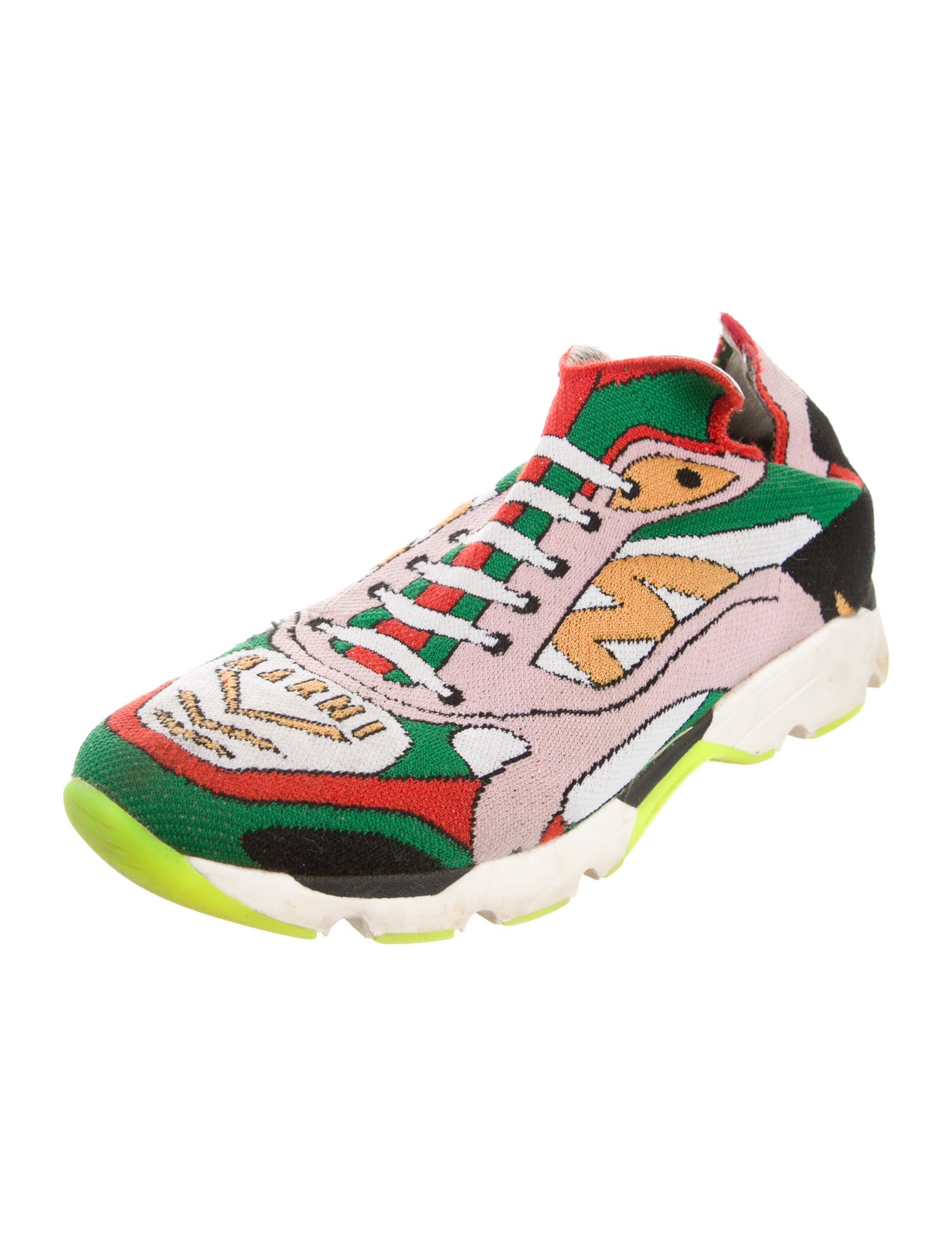 Marni Printed Chunky Sneakers
