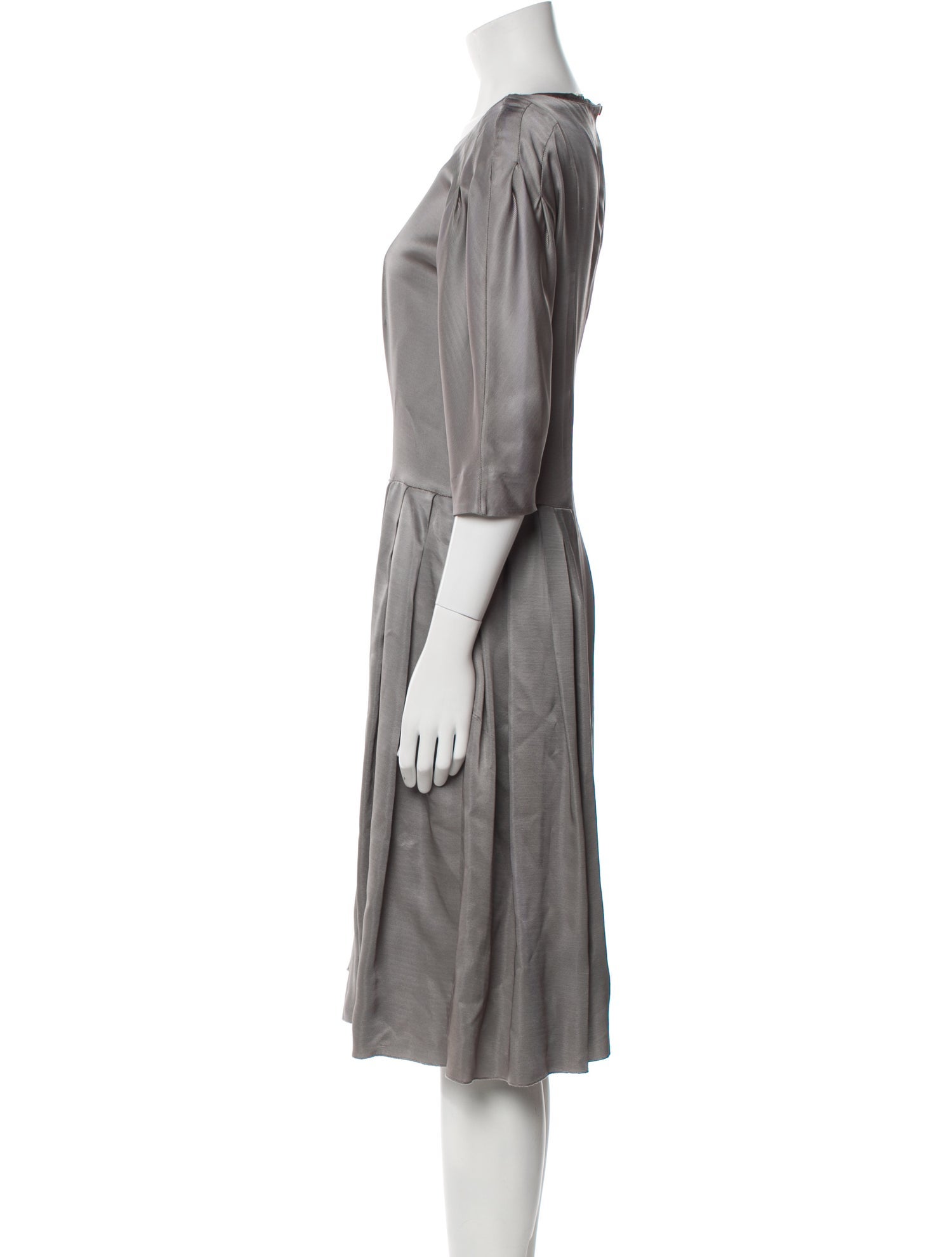 Marni Bateau Neckline Midi Length Dress