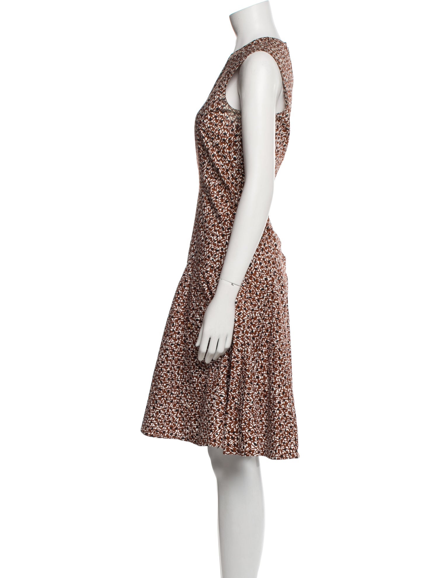 Marni Printed Knee-Length Dress